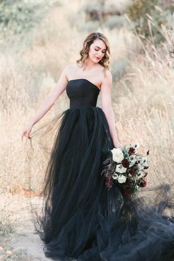 black tulle bridesmaid dresses ASHLEYlauren 4855 – Mikado Sweetheart Mini with Oversized Bow Sleeves main image 1