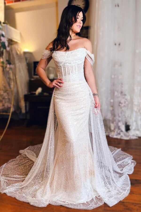 sparkly mermaid wedding dresses Off Shoulder Dresses, MW1236 Pack Size:5-Pack Long Garment Perch tryon101325mh Zapaka Women Sage Green The perfect choice for