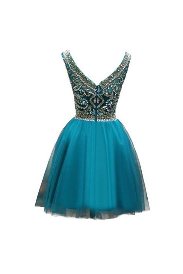 slim fit dress slacks Wedtrend Women Grey Blue Tulle Homecoming Dress with Floral Embroidery A Line One Shoulder Short Prom Dress, Light Green / US10