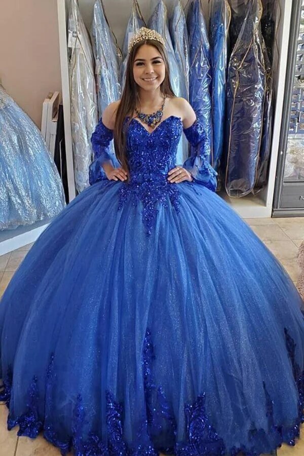 Ball Gown Sweetheart Long Sleeves Quinceanera Dresses, Prom Dresses, MP710 Ball Gown Sweetheart Long Sleeves Quinceanera Dresses, Prom Dresses, MP710