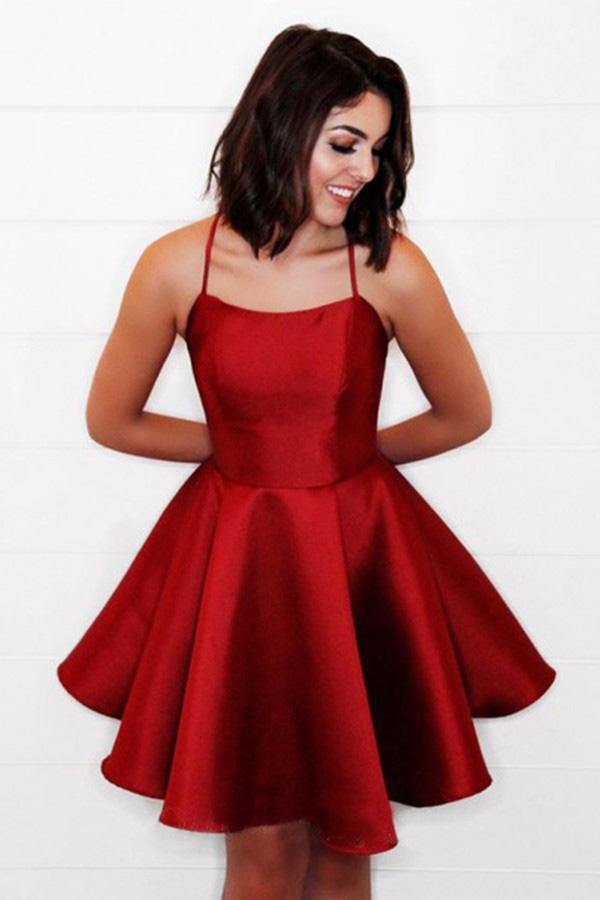 Yellow A-line Homecoming Dress With Pockets, Simple Graduation Dress, MH537 Yellow A-line Homecoming Dress With Pockets, Simple Graduation Dress, MH537