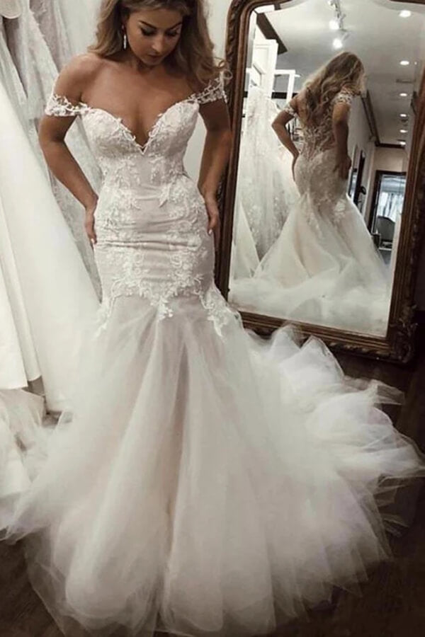 Cheap bridal top dresses