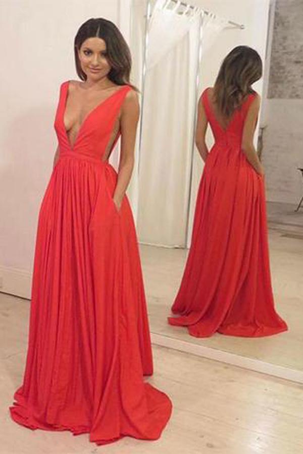 sachin and babi light blue dress Mermaid Red Chiffon Ruffles Long Prom Dress, Evening Dresses with Casc –  MyGirlProm.com main image 1