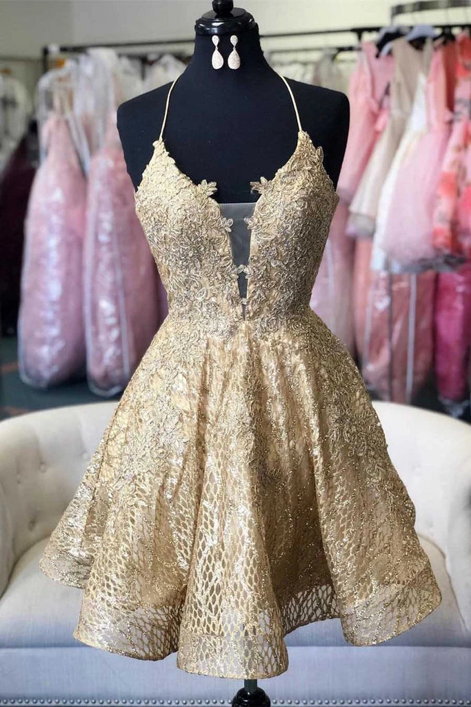 A-line Homecoming Dress With Criss Cross Back,MH515 | Musebridals A-line Homecoming Dress With Criss Cross Back,MH515 | Musebridals