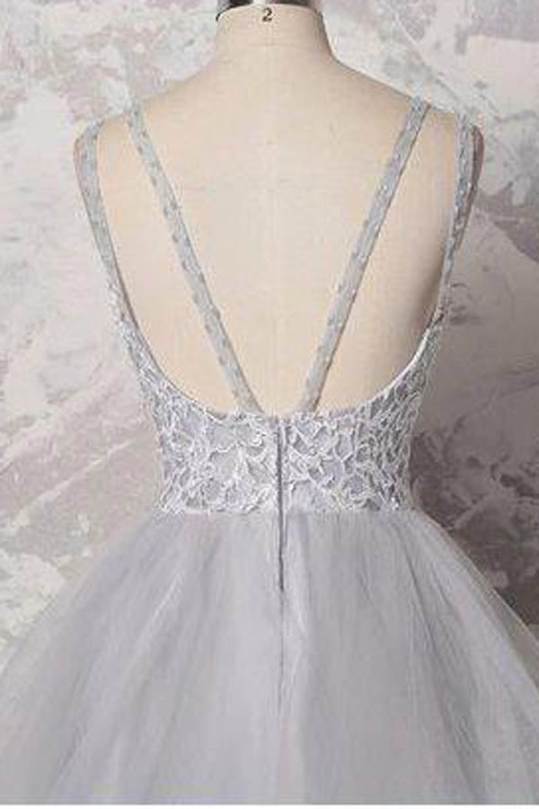 Lace Grey Organza Mutilayered Quiceanera Dress Ballgowns,MP432 at musebridals.com