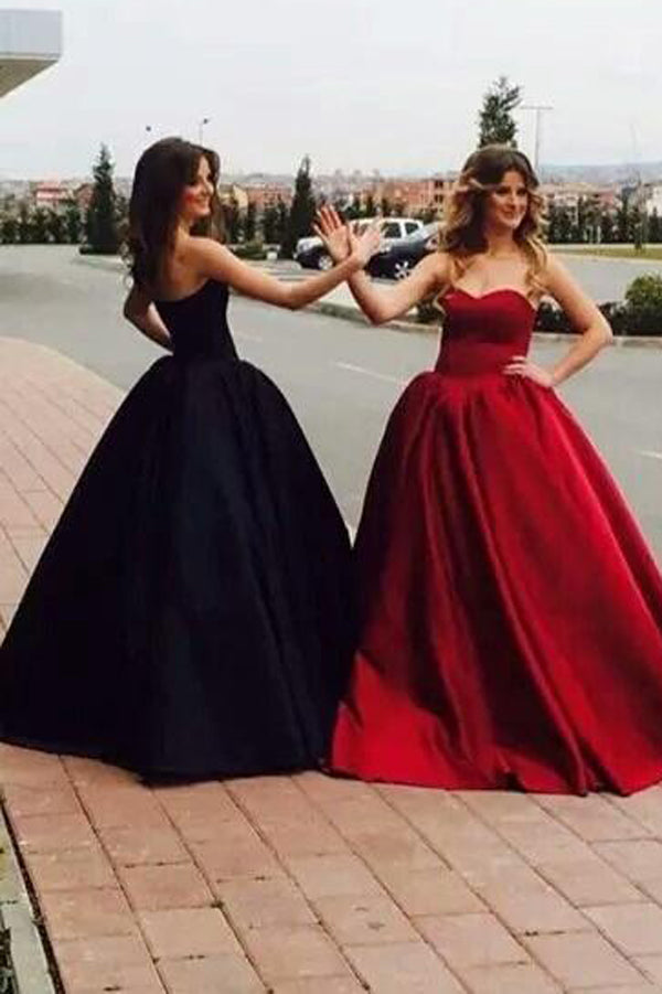 Musebridals.com offer Chic Ball Gown Sweetheart Burgundy Long Prom Dress/Evening Dress,MP434