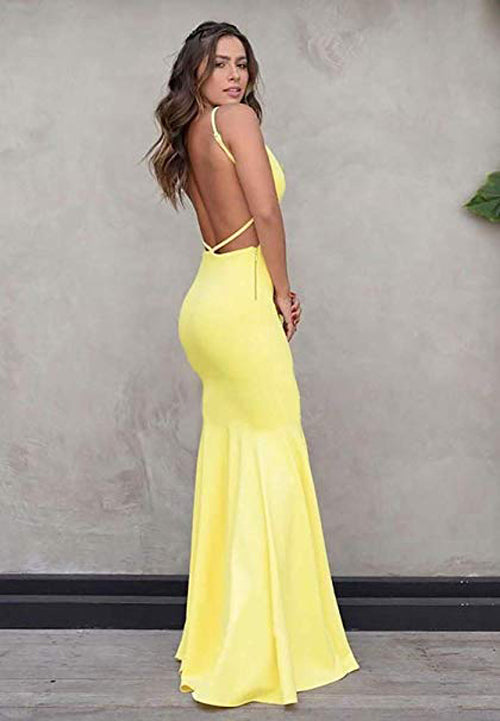 Charming Satin Mermaid Sweetheart Spaghetti Straps Long Prom Dresses,E Musebridals Charming Satin Mermaid Sweetheart Spaghetti Straps Long Prom Dresses,E Musebridals