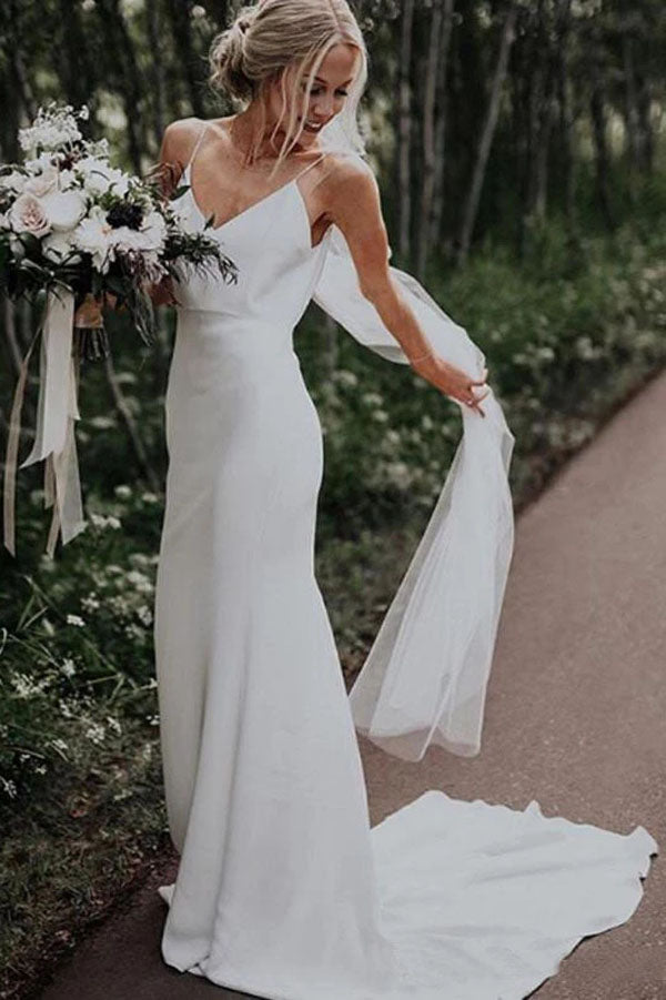Boho Simple Wedding Dress Boho Wedding Simple Wedding Dress With