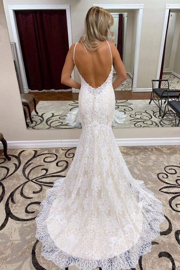 Backless wedding dress Clearance