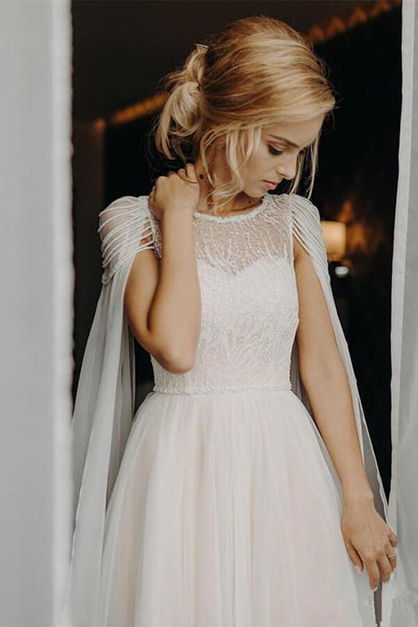 New Arrival Lace Beaded Cap Sleeves Wedding Dresses, Bridal Gown, MW596 New Arrival Lace Beaded Cap Sleeves Wedding Dresses, Bridal Gown, MW596