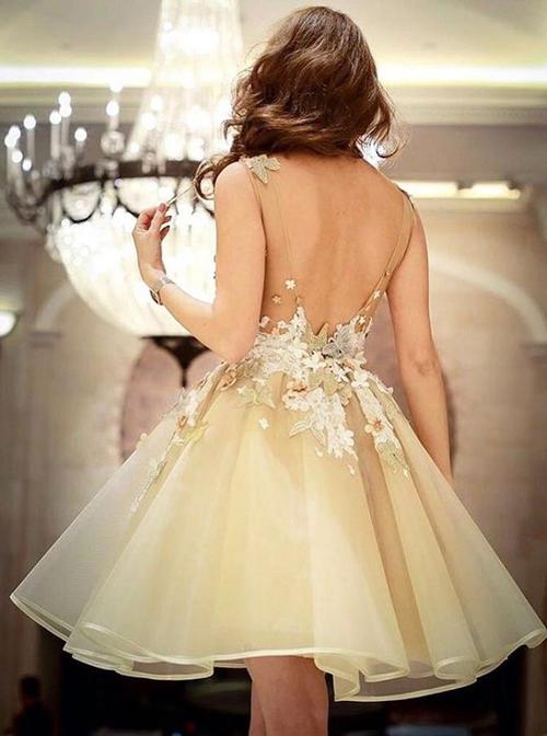 A-Line Tulle Mini Juniors Homecoming Dresses with Flowers, Graduation Dresses, MH362 A-Line Tulle Mini Juniors Homecoming Dresses with Flowers, Graduation Dresses, MH362