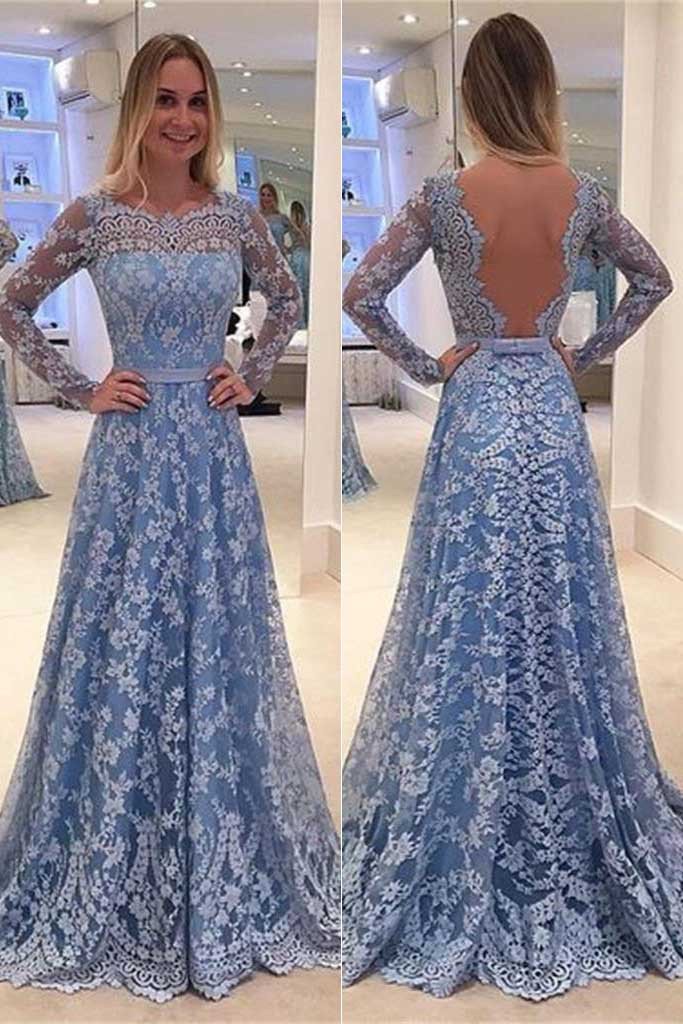 A-line Long Sleeves Lace Long Prom Dresses,Formal Dresses, Cocktail Evening Dresses, MP116 A-line Long Sleeves Lace Long Prom Dresses,Formal Dresses, Cocktail Evening Dresses, MP116