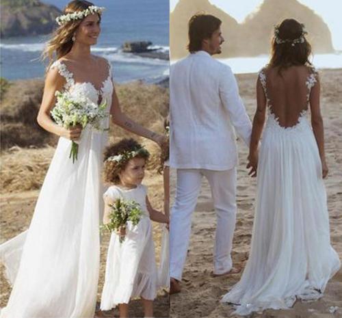 sachin and babi light blue dress Modest Long A-line Chiffon Jewel Appliques Open Back Wedding Dress –  BIZTUNNEL