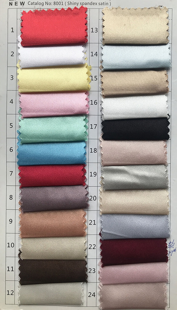 Silk Satin color chart 1 | bridesmaid dresses | cheap bridesmaid dresses | wedding party dresses | www.musebridals.com