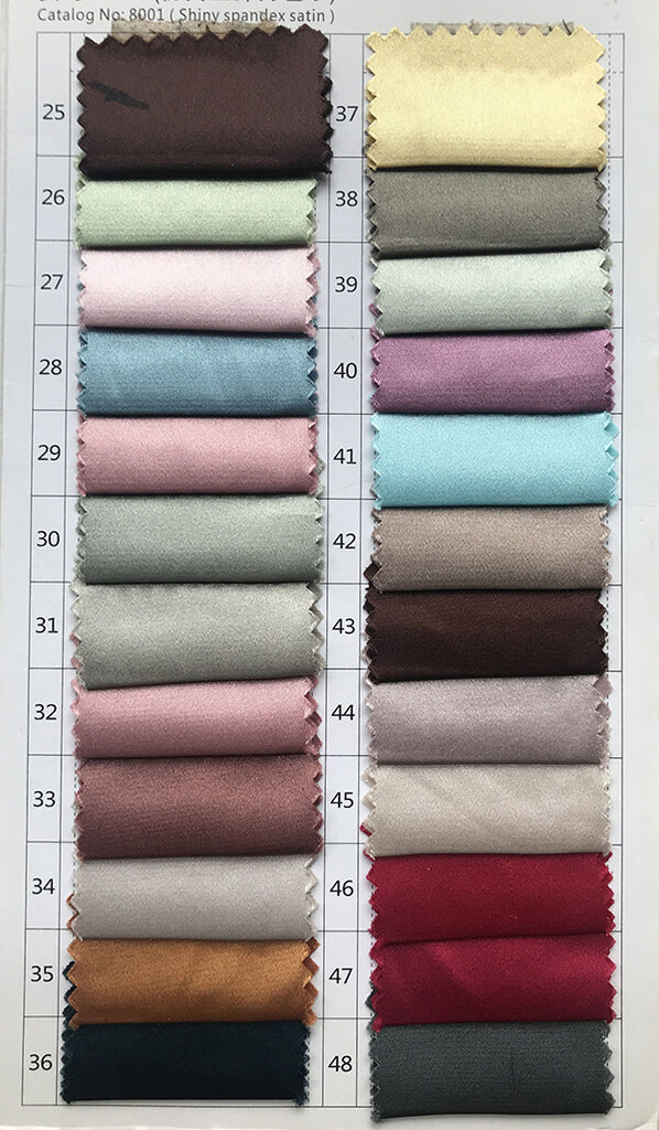 Silk Satin color chart 2 | bridesmaid dresses | cheap bridesmaid dresses | wedding party dresses | www.musebridals.com