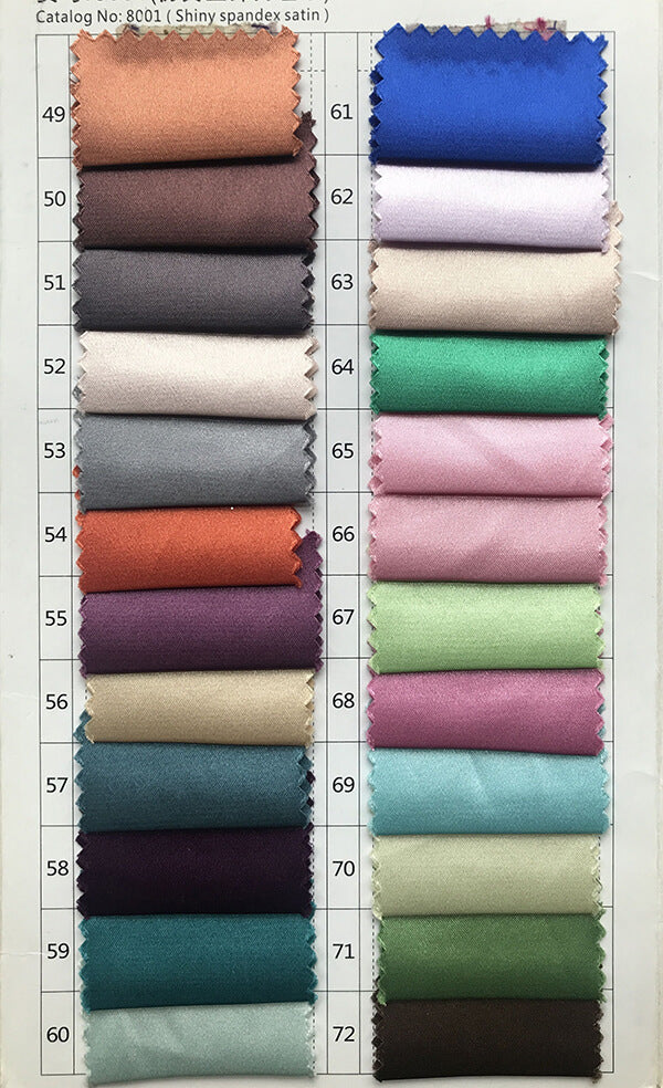 Silk Satin color chart 3 | bridesmaid dresses | cheap bridesmaid dresses | wedding party dresses | www.musebridals.com
