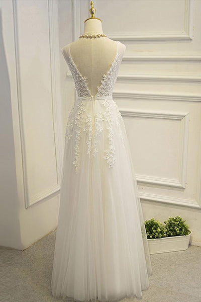 products/SimpleLaceA-lineV-neckFloorLengthWeddingDresses_BridalGown_MW583_1.jpg