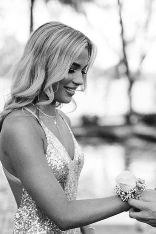 Sparkly Silver Sequins Mermaid Backless Long Prom Dresses, Evening Gown, MP668 | evening gown | party dresses | cheap prom dresses | www.musebridals.com