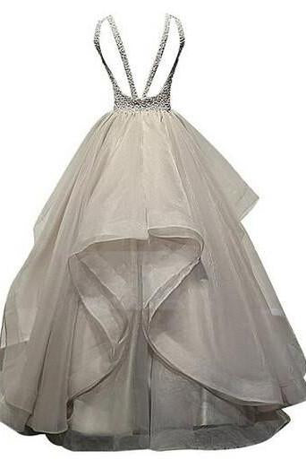 stunning beaded long prom dresses, chic blush prom gowns, a line prom dresses  cg8415