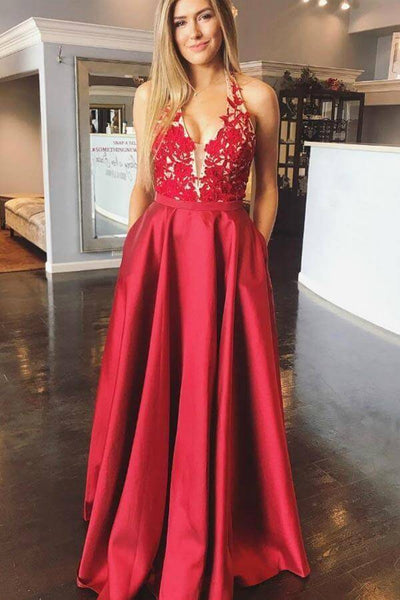 files/RedSatinALineHalterLaceAppliquesLongPromDressesWithPocket_MP1054_1.jpg