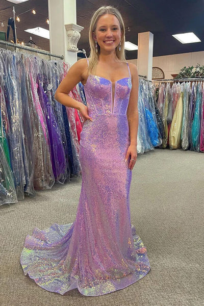 Black Spaghetti Straps Mermaid V-neck Strapless Prom Dress,MP496 ...