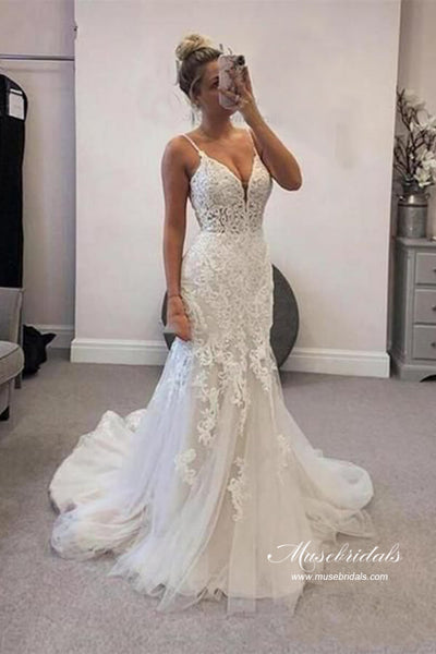 files/Tulle_Mermaid_Open_Back_Spaghetti_Straps_V_Neck_Lace_Wedding_Dresses_MW1214_2.jpg