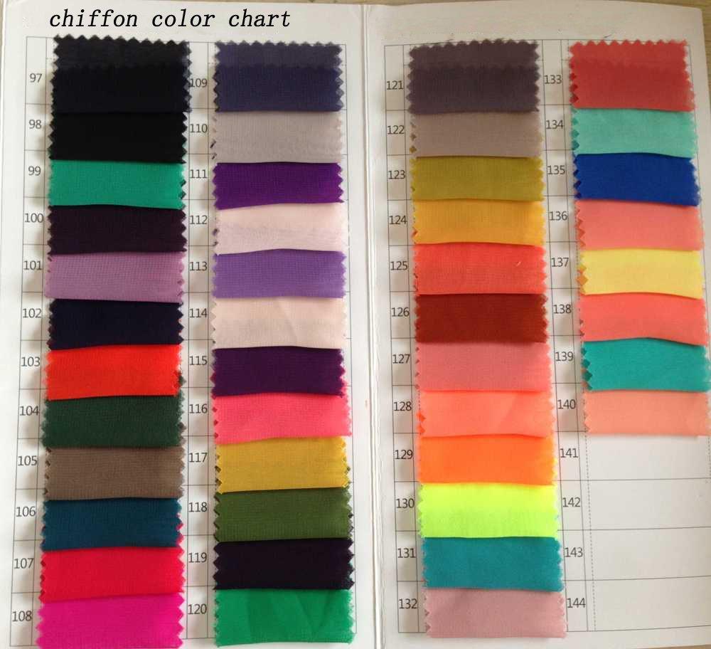 Chiffon Color Swatch of www.musebridals.com