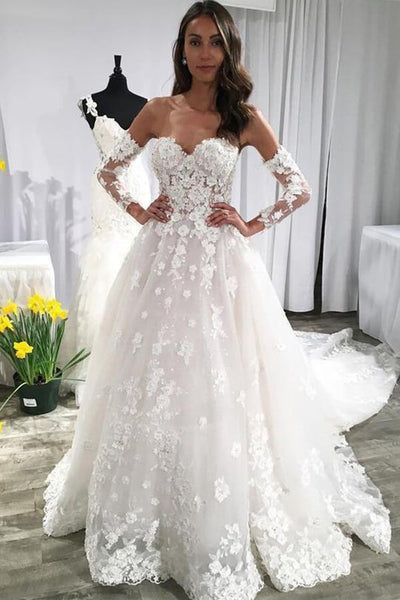Get the Best Long Sleeve Wedding Dresses - Musebridals – Page 5