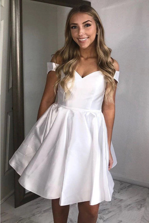 Simple Off the Shoulder Homecoming Dresses Cheap Lace up Homecoming Dress,MH497 Musebridals Simple Off the Shoulder Homecoming Dresses Cheap Lace up Homecoming Dress,MH497 Musebridals