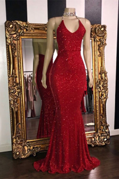 Red Lace Prom Dresses Mermaid Off the Shoulder Long Formal Evening  Gowns,MP557