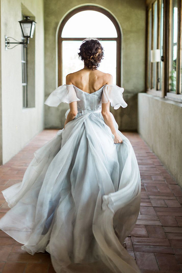 ombre wedding dress Colored Dresses, Purple and White Wedding Dress, Wedding prom Dress cg11274 length puffy A Three Piece Ombre Beach Wedding