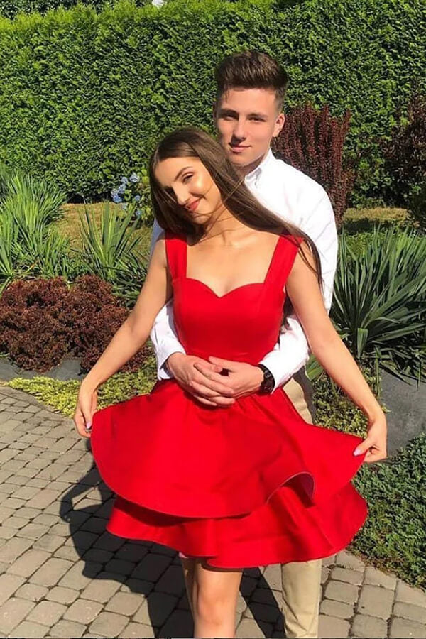 prom dresses couples Black Dress Couple, Prom Long For Teens,Party Dress Outfi  Frisco Dresses creating a me Tassel Embellishments Red Prom Dress Couple Lace