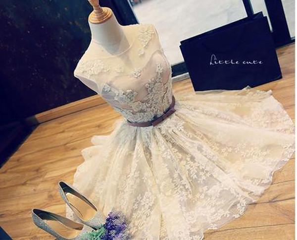 Lace Up Appliques Sheer Back Homecoming Dress, Boat Neck Sleeveless Short Prom Dress, MH143 Musebridals Lace Up Appliques Sheer Back Homecoming Dress, Boat Neck Sleeveless Short Prom Dress, MH143 Musebridals