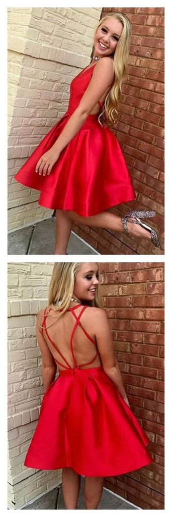 Black Red Little Homecoming Dress, Cheap Short Prom Dresses, Party Dress, MH130 – Musebridals Black Red Little Homecoming Dress, Cheap Short Prom Dresses, Party Dress, MH130 – Musebridals