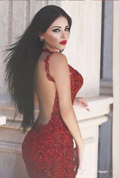 Fabulous Red Backless Mermaid Long Prom Dresses Evening Dresses, MP192 at musebridals.com