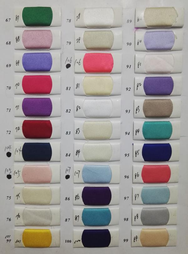 Satin Color Swatch at www.musebridals.com
