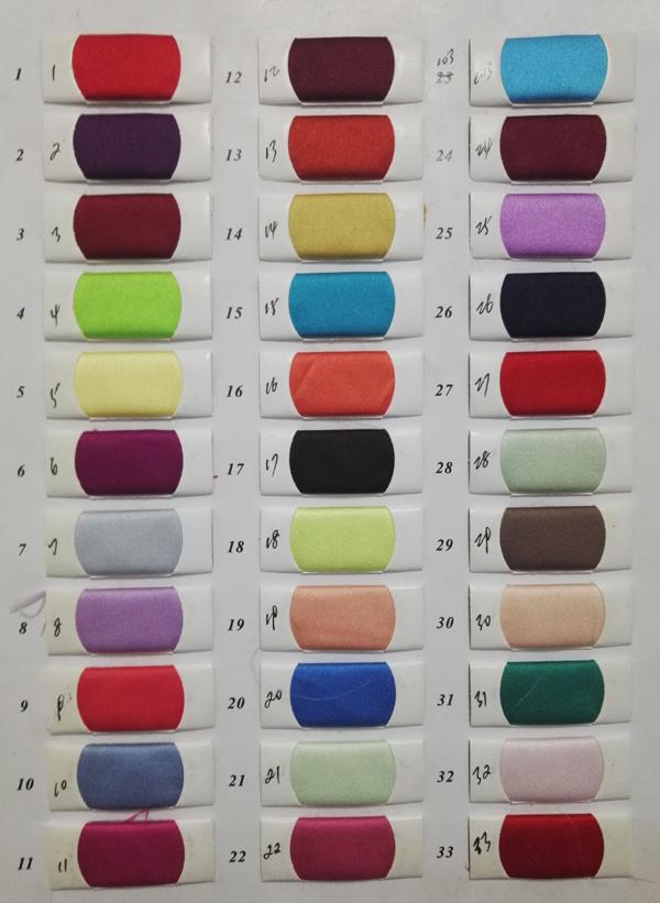 Satin Color Swatch at www.musebridals.com