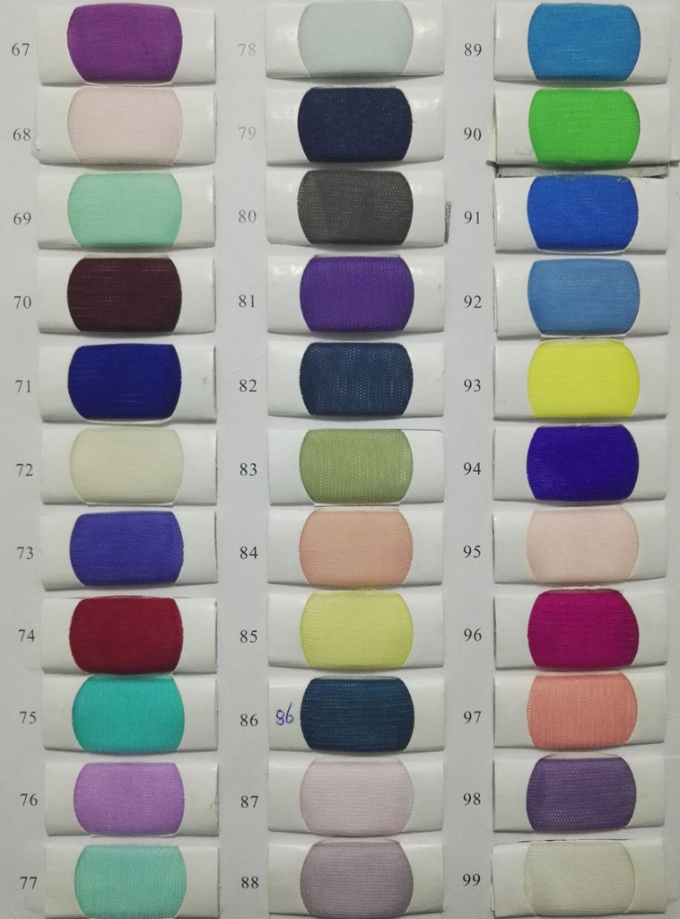 Tulle color chart 4 at musebridals