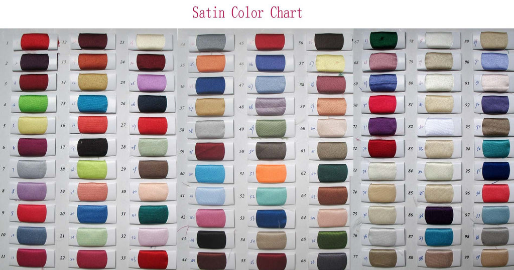 Stain color chart www.musebridals.com