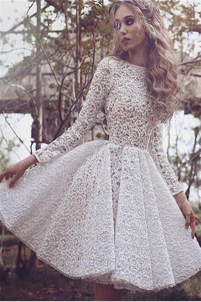 lace short long sleeve dress Sleeves Off Shoulder Homecoming Dresses 98% polyester 2% Spandex Fully Lined Padded wire bust Stretch Hearts Aflutter Long Sleeve Open