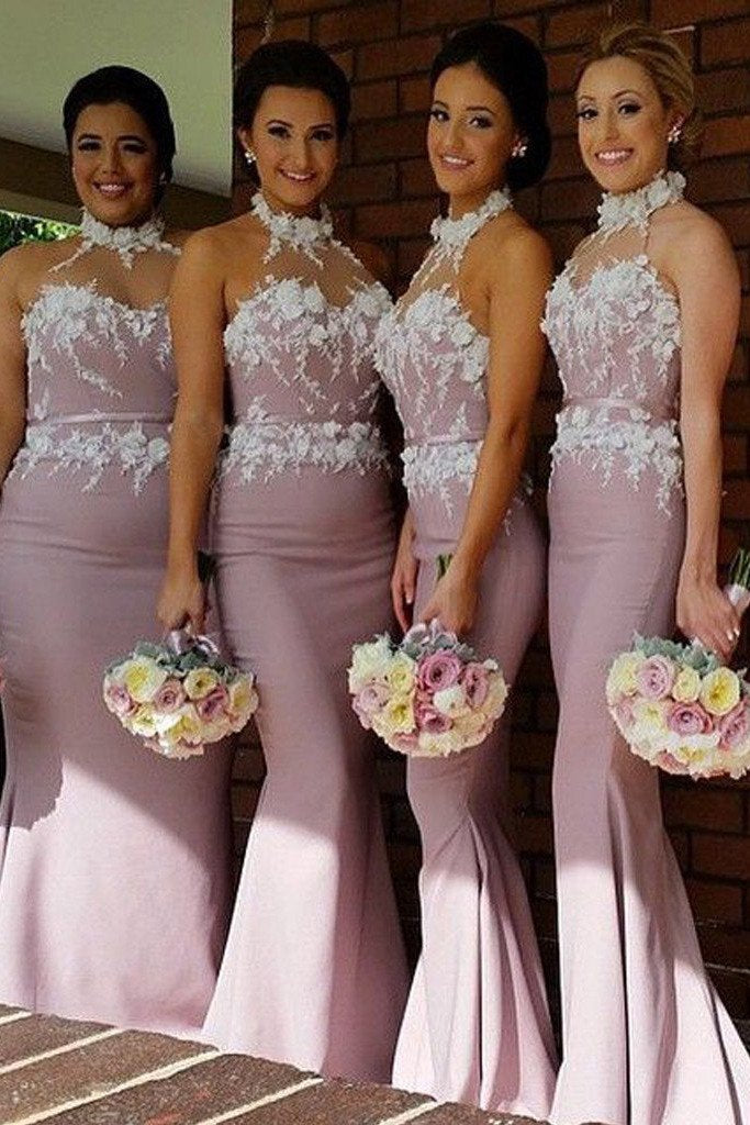 Fabulous Cheap Long Wedding Party Dresses, Mermaid Bridesmaid Dresses for wedding, MB105